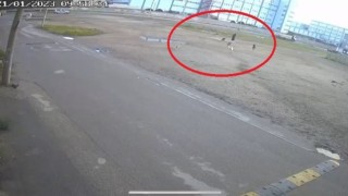 Bursada başıboş 10 köpeğin yaşlı kadına saldırması kamerada
