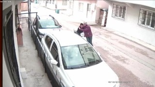 Bursada ilginç motosiklet kazası kamerada