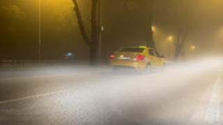 Bursada sisli hava etkisini gösterdi, görüş mesafesi 25 metreye düştü
