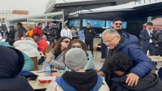 Büyükkılıç, Erciyeste Kayakseverlerle Buluştu