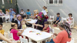 Büyükşehir Belediyesi kadınlar ve çocuklara pozitif dokunuşlar yapıyor