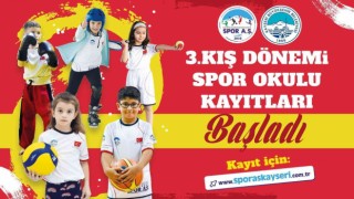 Büyükşehir Spor A.Ş.nin 3üncü Kış Dönemi Spor Okulu kayıtları başladı