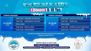 Büyükşehirden kış bilim kampı