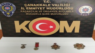 Çanakkalede tarihi eser operasyonu