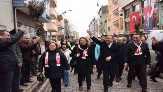 Çanda deve güreşleri öncesi kortej yürüyüşü düzenlendi