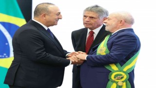 Çavuşoğlu, Brezilyanın yeni Devlet Başkanı Lulanın yemin törenine katıldı