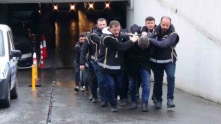 Çete üyeleri adliyeye gönderildi