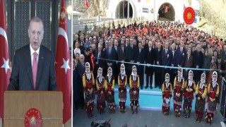 Cumhurbaşkanı Erdoğan, Badal Tünelinin açılışını canlı bağlantıyla yaptı