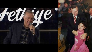 Cumhurbaşkanı Erdoğana genç kızdan 21 yıllık fotoğraf sürprizi