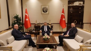 Cumhurbaşkanı Yardımcısı Oktay, Alibaba CEOsu Evans ve Trendyol Başkanı Çetini kabul etti