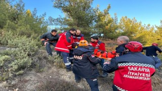 Define avcılarını, bir kişinin ayağına kaya düşmesi ele verdi