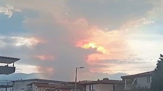 Denizlide orman yangını