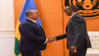 Dışişleri Bakanı Çavuşoğlu, Ruanda Devlet Başkanı Kagame ile görüştü