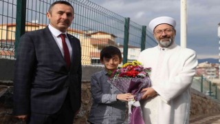 Diyanet İşleri Başkanı Erbaş, Tokatta Molla Hüsrev Kuran Kursunu ziyaret etti