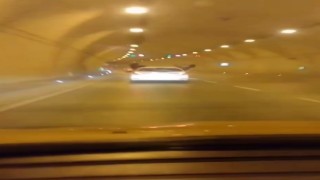 Dolmabahçe Tünelinde tehlikeyi yılbaşı kutlaması