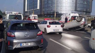 E-5te zincirleme kaza:2 kişi yaralı