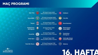 Efeler Liginde haftanın programı belli oldu