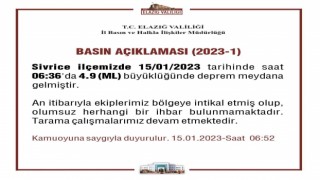 Elazığda 23 artçı deprem yaşandı