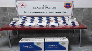 Elazığda bin paket bandrolsüz sigara ele geçirildi