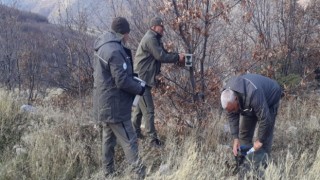 Elazığda fotokapanların bakımları yapıldı