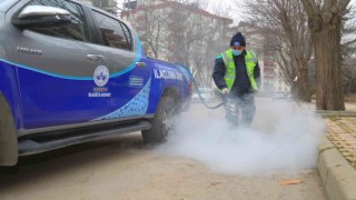 Elazığda ilaçlama çalışmaları sürüyor