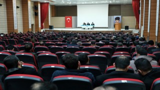 Erzincan Müftülüğünün Ocak Ayı Mutat Personel Toplantısı yapıldı