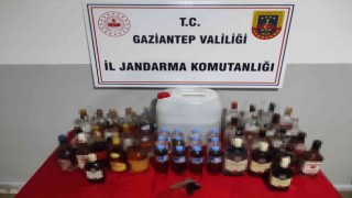 Gaziantepte 135 litre kaçak alkol ele geçirildi