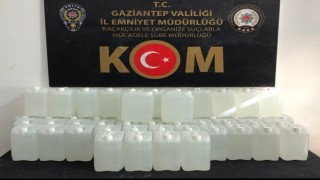 Gaziantepte 270 litre etil alkol ele geçirildi