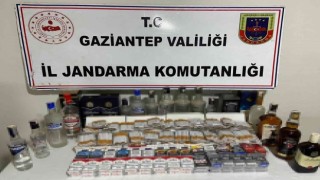 Gaziantepte 50 litre kaçak alkol ele geçirildi