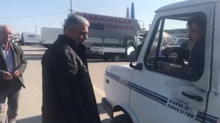 Gece çalınan kamyoneti bulununca yolunu gözledi