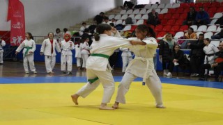 Genç judocular Aydını temsil etmek için ter döktü