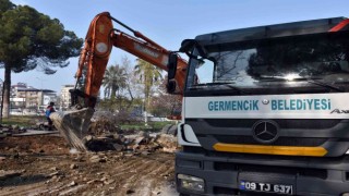 Germencik Şehit Cafer Sokakın çehresi değişiyor