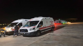 Gökçeadada 2 hasta askeri helikopterle tahliye edildi