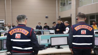 Görevi başındaki güvenlik güçlerine yeni yıl ziyareti