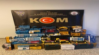Gümrük kaçağı matkaplara el konuldu