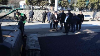 Gümüşova OSB yolu asfaltlandı