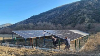 Güneş Enerjili İçme Suyu Tesisi sayesinde günlük 112 ton su ihtiyaçlarını karşılıyorlar