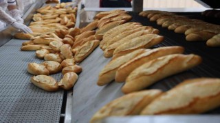 Halk ekmek fabrikasında seri üretim başladı