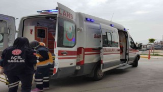 Hastane inşaatından düşen işçi yaralandı
