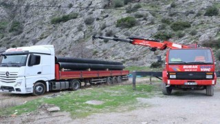 Ilıca içme suyu tesisine 11 milyonluk çelik boru