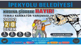 İpekyolunda “Kadına Şiddete Kayır” konulu karikatür yarışması