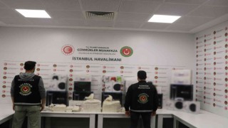 İstanbul Havalimanında kaçak cep telefonu ve oyun konsolu operasyonu