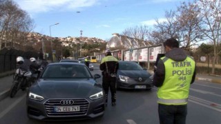 İstanbulda dron destekli trafik denetimi