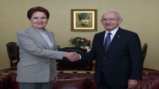İYİ Parti lideri Akşener, CHP lideri Kılıçdaroğlunu ziyaret etti