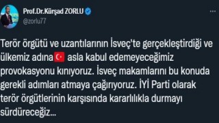 İYİ Partiden, İsveçteki PKK/YPG provokasyonlarına kınama