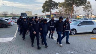 ‘Joker operasyonu şüphelileri adliyeye sevk edildi