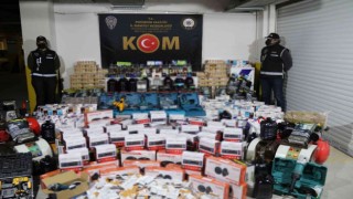 Kaçakçılarla mücadelede yüz binlerce ürün ele geçirildi