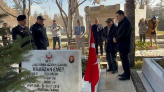 Kahraman şahadetinin yıl dönümünde unutulmadı