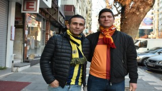 Kahramanmaraşta derbi öncesi dostluk görüntüleri