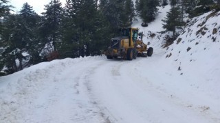 Kahramanmaraşta kar ve tipiden kapanan 186 mahalle yolu açıldı